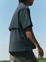 Seersucker Polo (Blue)