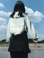 Cropped Jacket in White
